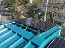 太陽光設置完了写真