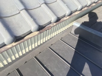 雨漏れ 金属屋根 工事後
