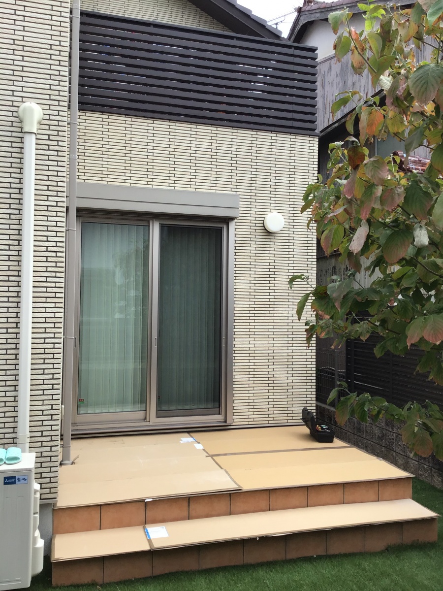 テラス屋根　施工前