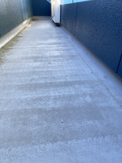 豊橋市　ベランダ　バルコニー　雨漏り　軒天　劣化　膨れ　修理