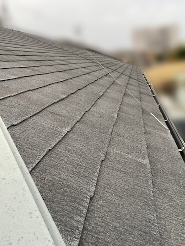 豊橋市　カラーベスト　化粧スレート　色褪せ　コケ　メンテナンス