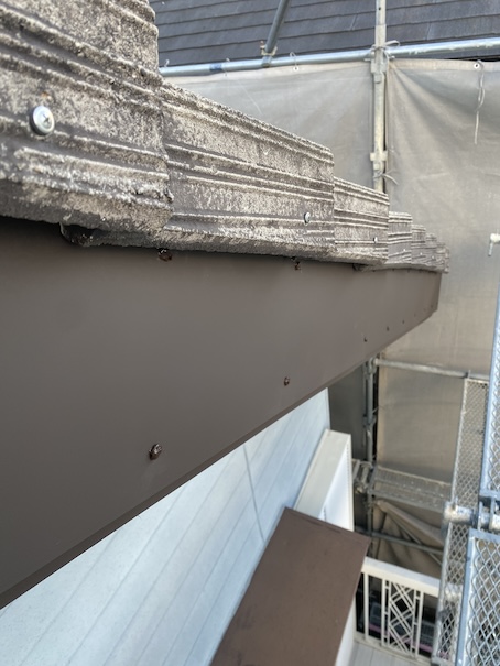 破風板　交換　補修　腐った　豊橋市　板金　カバー