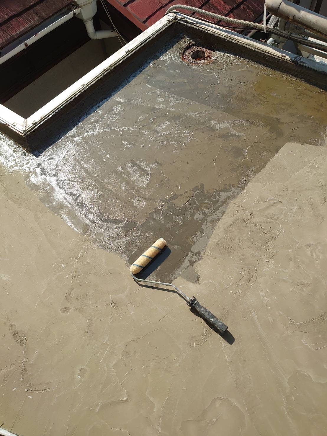 下地の補修と調整