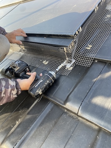 （株）コーユー　バードブロッカー　メンテナンス　豊橋市　ステンレス　ソーラーパネル　脱着　可能