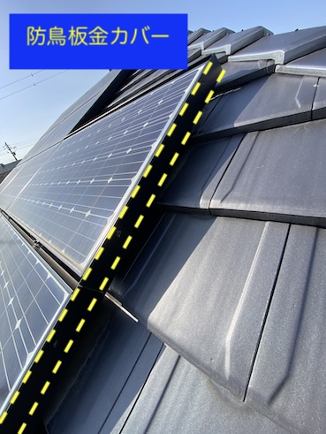 新城市　太陽光パネル　鳥の巣　対策　再発　隙間　防鳥