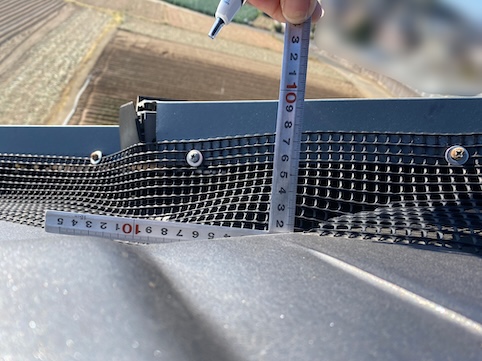 田原市　京セラ　太陽光　点検　防鳥ネット