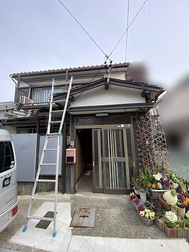 サビ　板金塗装　色褪せ