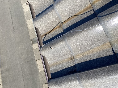 豊橋市　温水器　撤去　瓦