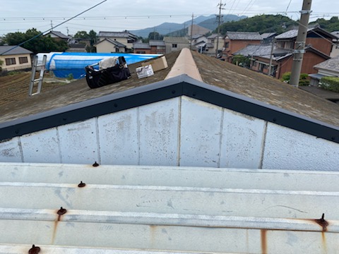 田原市　破風板金　雨漏り修理　