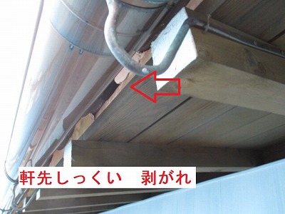 豊橋市にて和瓦屋根の点検を実施、細かなしっくいの不具合と棟部分の大回し工法の銅線ゆるみなどがありました