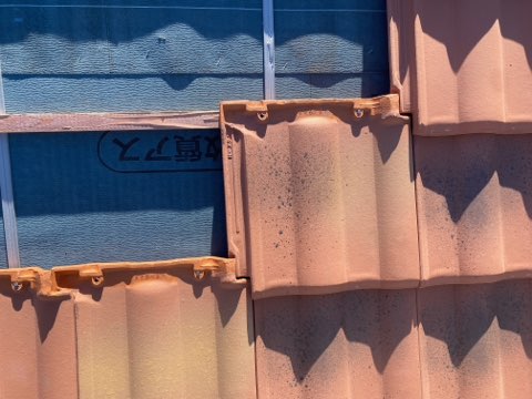 豊橋市　瓦　点検　M型　栄四郎　プラウドBB 　引っ掛け葺き　乾式工法