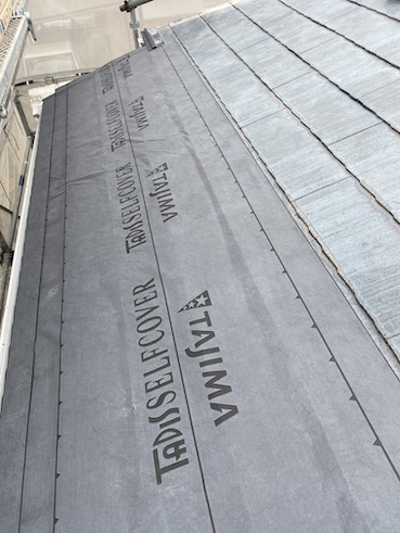 豊川市　カラーベスト　カバー工法　こだわり　粘着　ルーフィング　洗浄　重要　工程　施工前