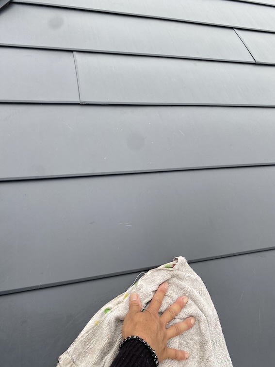 豊橋市　屋根カバー　横暖ルーフ　最終点検　清掃