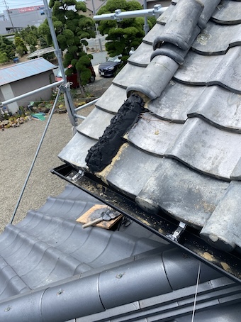 瓦　補修　風切丸　モルロック