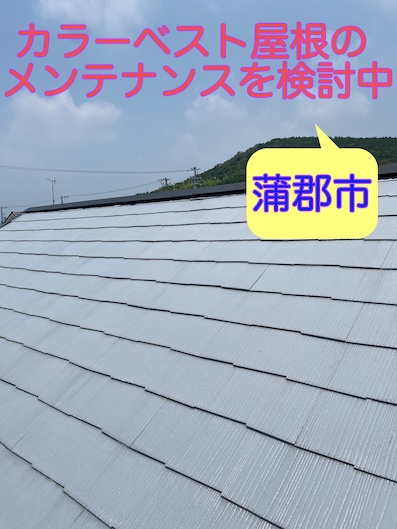 蒲郡市でカラーベスト屋根に屋根カバー工法でのメンテナンスをご提案、費用相場も紹介
