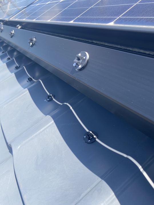 鳥よけ　防鳥ネット　留め具　固定