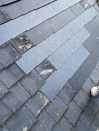 屋根材　復旧　天窓　撤去