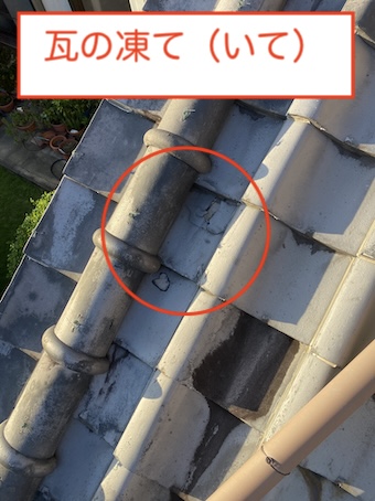 岡崎市　瓦　凍害　凍て　割れ　破損　