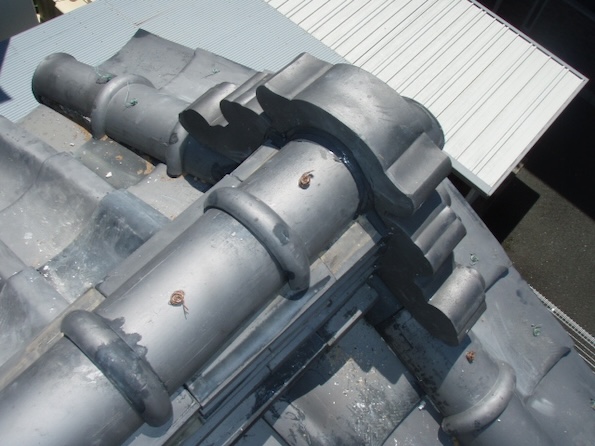 鬼瓦　ずれ　直し