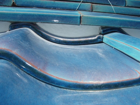 瓦　屋根　漆喰　詰め直し　白