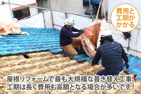葺き替え　街やね　データ　デメリット