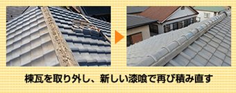 棟積み直し