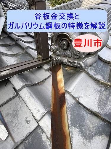 豊川市｜雨漏り対策で谷板金交換をご提案、ガルバリウム鋼板を選ぶ理由も解説